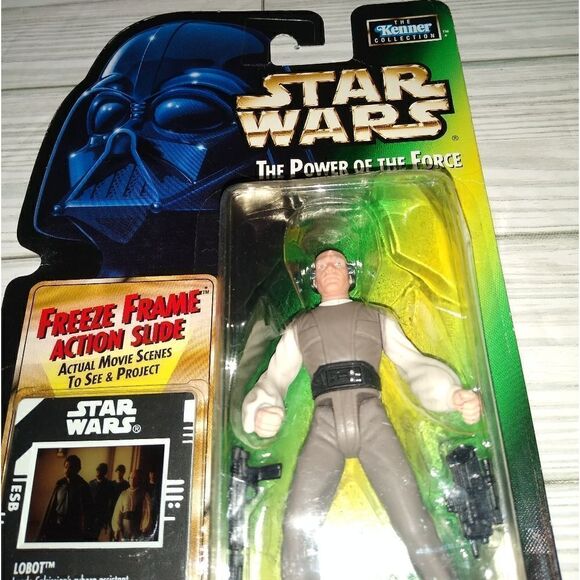 Star Wars The Power Of The Force Freeze Frame Lobot Action Figure Vintage 1998 - Picture 7 of 9